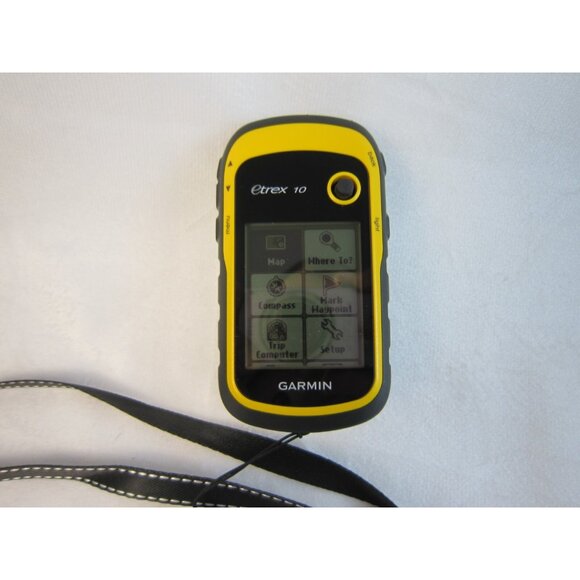 Garmin eTrex 10 Handheld GPS Monochrome Display Navigator Tested/Works - Picture 2 of 10